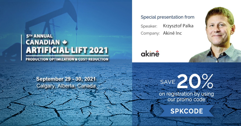 5th Annual Canadian Artificial Lift 2021 - Save 20%